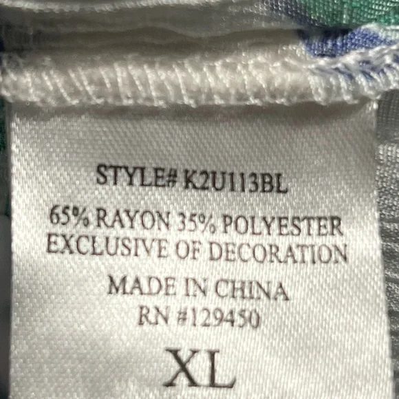 Como Vintage Gauze Lightweight Lace Ruffle Floral Top - Picture 6 of 6